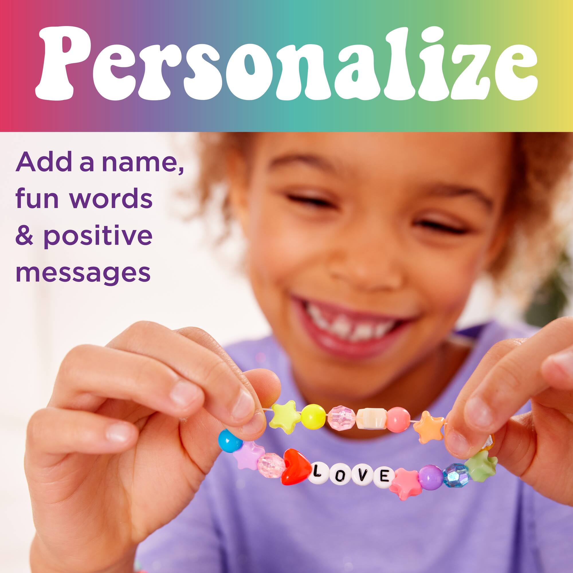 Creativity for Kids® Rainbow Bead Jewelry Jar